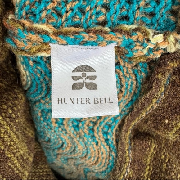 NWT Hunter Bell Wool Bernadette Crochet Knit Dress in Autumn Wave Size XS - Picture 7 of 13